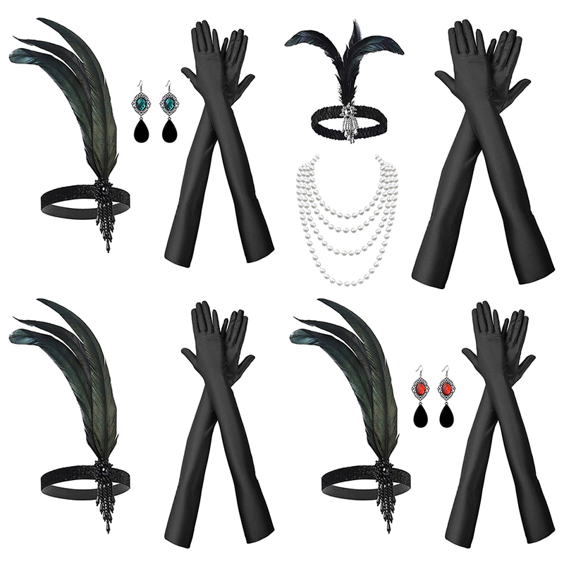 Women 1920s Flapper Feather He - Women'S Accessories In The 1920S recensione e prezzo