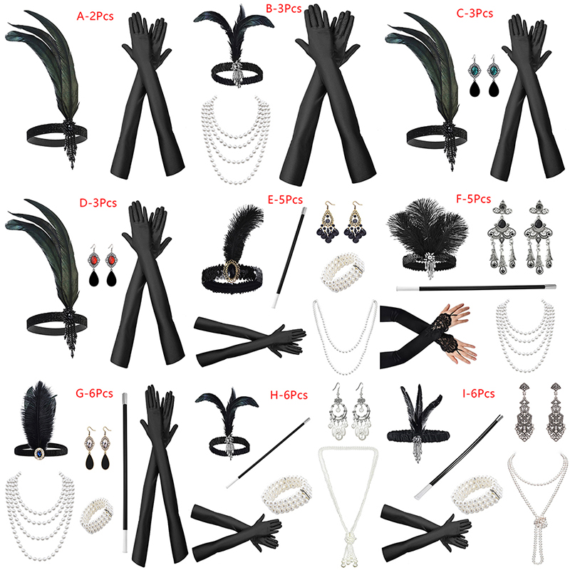 Women 1920s Flapper Feather He - Women'S Accessories In The 1920S recensione e prezzo