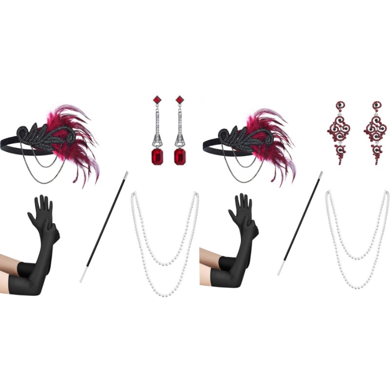 5pcs 1920s Dressed Up Ball Wea - Women'S Accessories In The 1920S recensione e prezzo