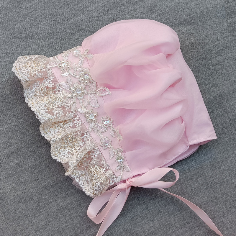 Victorian Bonnet Ruffles Villa - Women'S Victorian Accessories recensione e prezzo