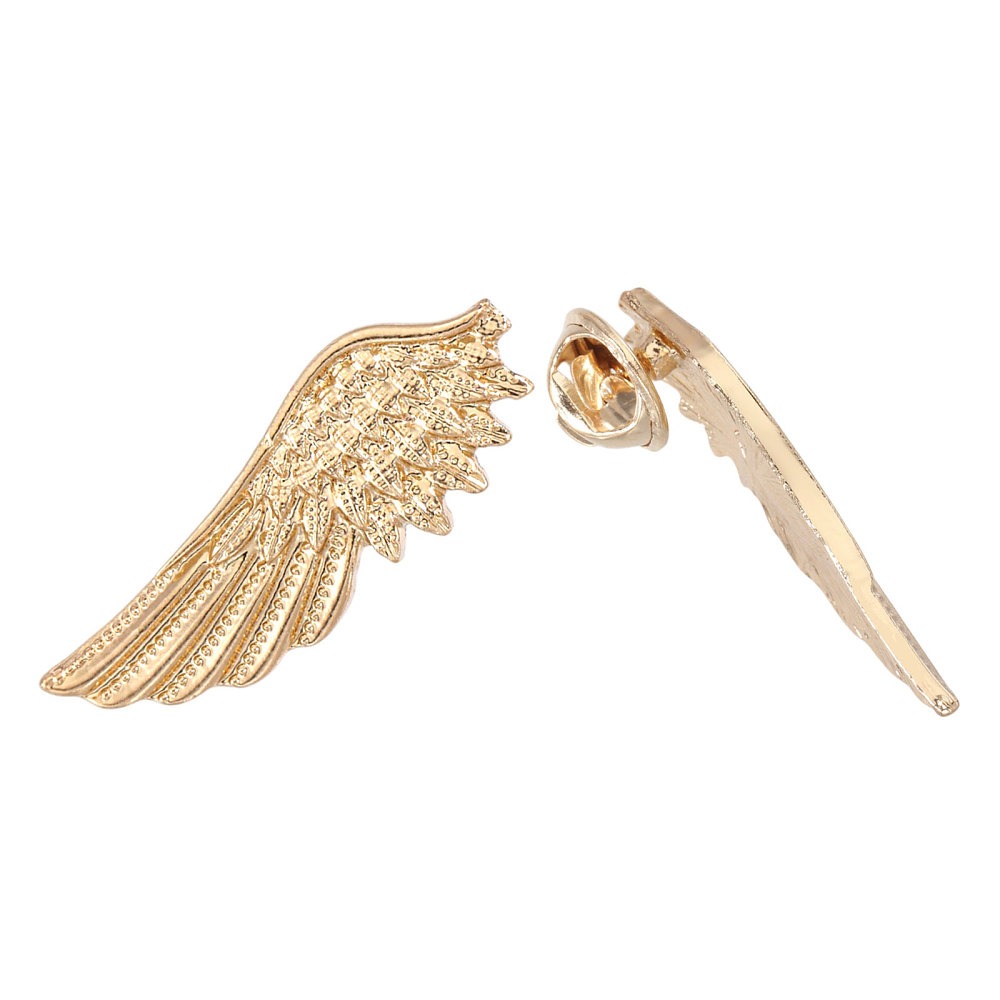 1 Pair Wing Alloy Brooches Men - Brooch Pin Gold recensione e prezzo