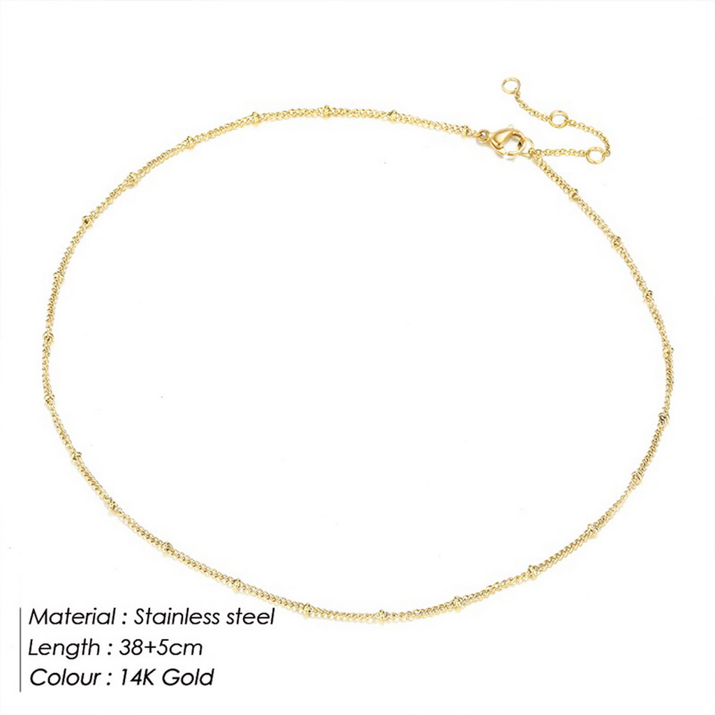 14K Gold Plated Delicate Layer - Coin Necklace Delicate recensione e prezzo