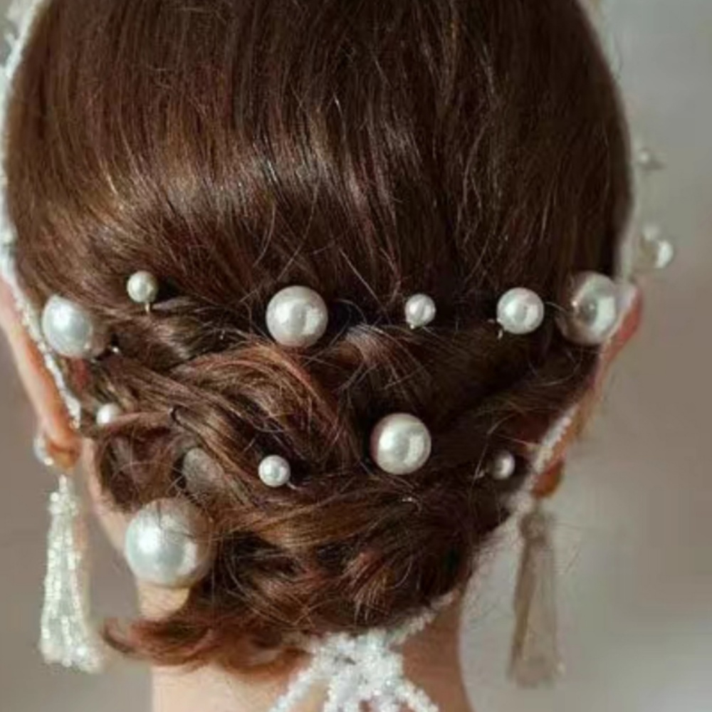 Pearl Crystal Hair Pins Comb S - Women'S Hair Accessories Wedding recensione e prezzo