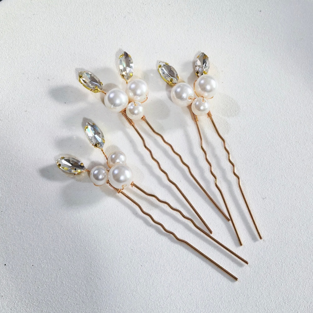 Pearl Crystal Hair Pins Comb S - Women'S Hair Accessories Wedding recensione e prezzo