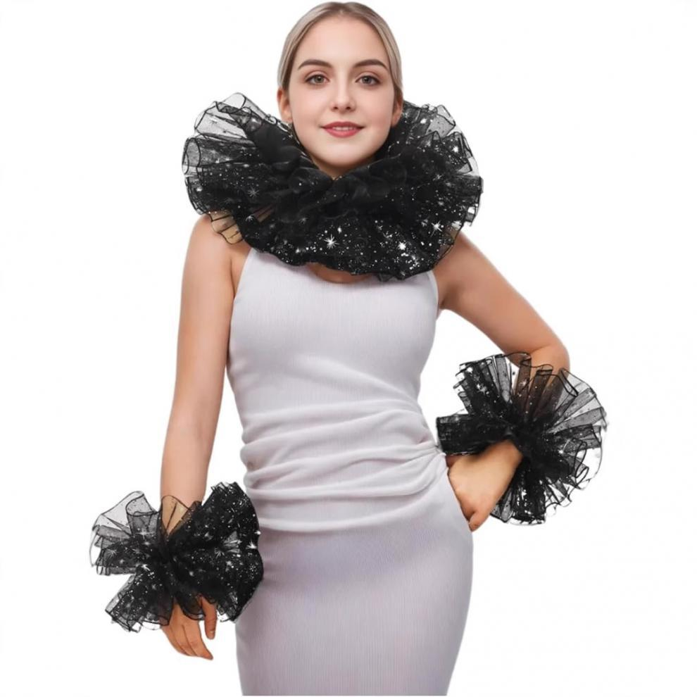 Jester Ruffled Collar Neck Ruf - Women'S Victorian Accessories recensione e prezzo