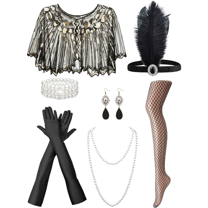 1920s Accessories Set for Wome - Women'S Accessories In The 1920S recensione e prezzo