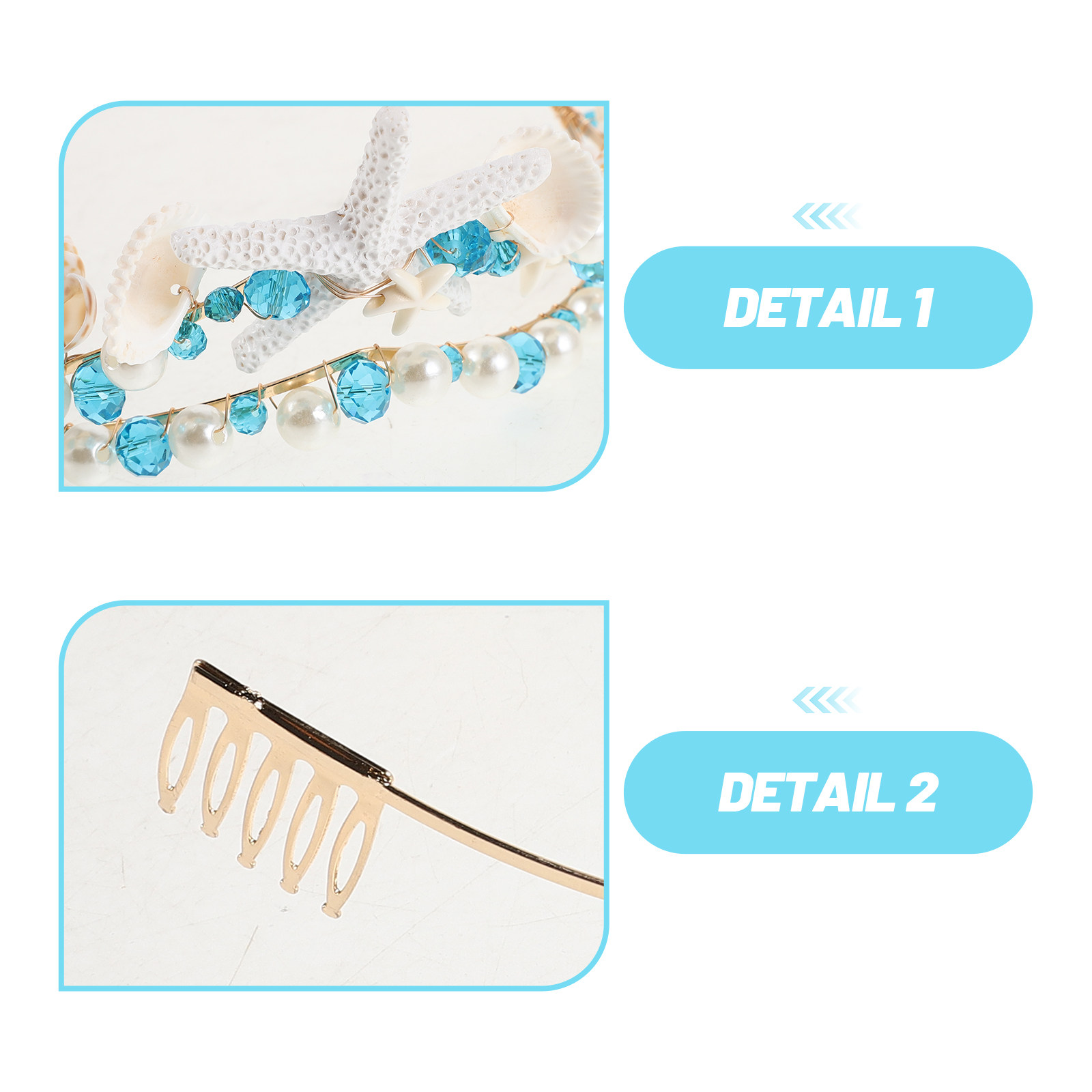 Seashell Crown Bridal Headband - Women'S Hair Accessories Wedding recensione e prezzo