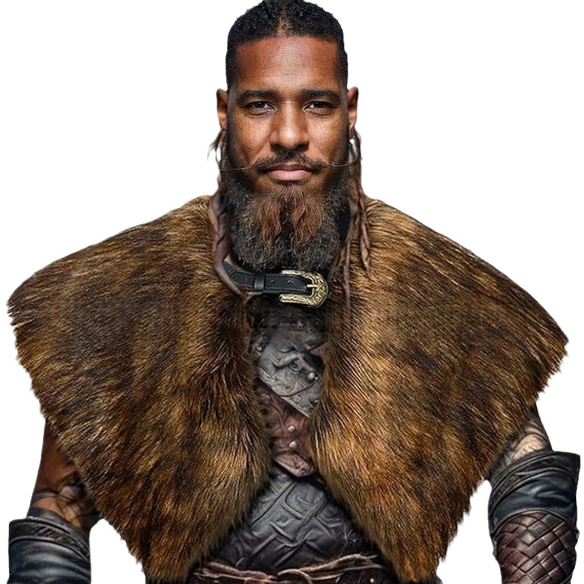 Fur Collar Winter Clothing Kin - Women'S Viking Accessories recensione e prezzo