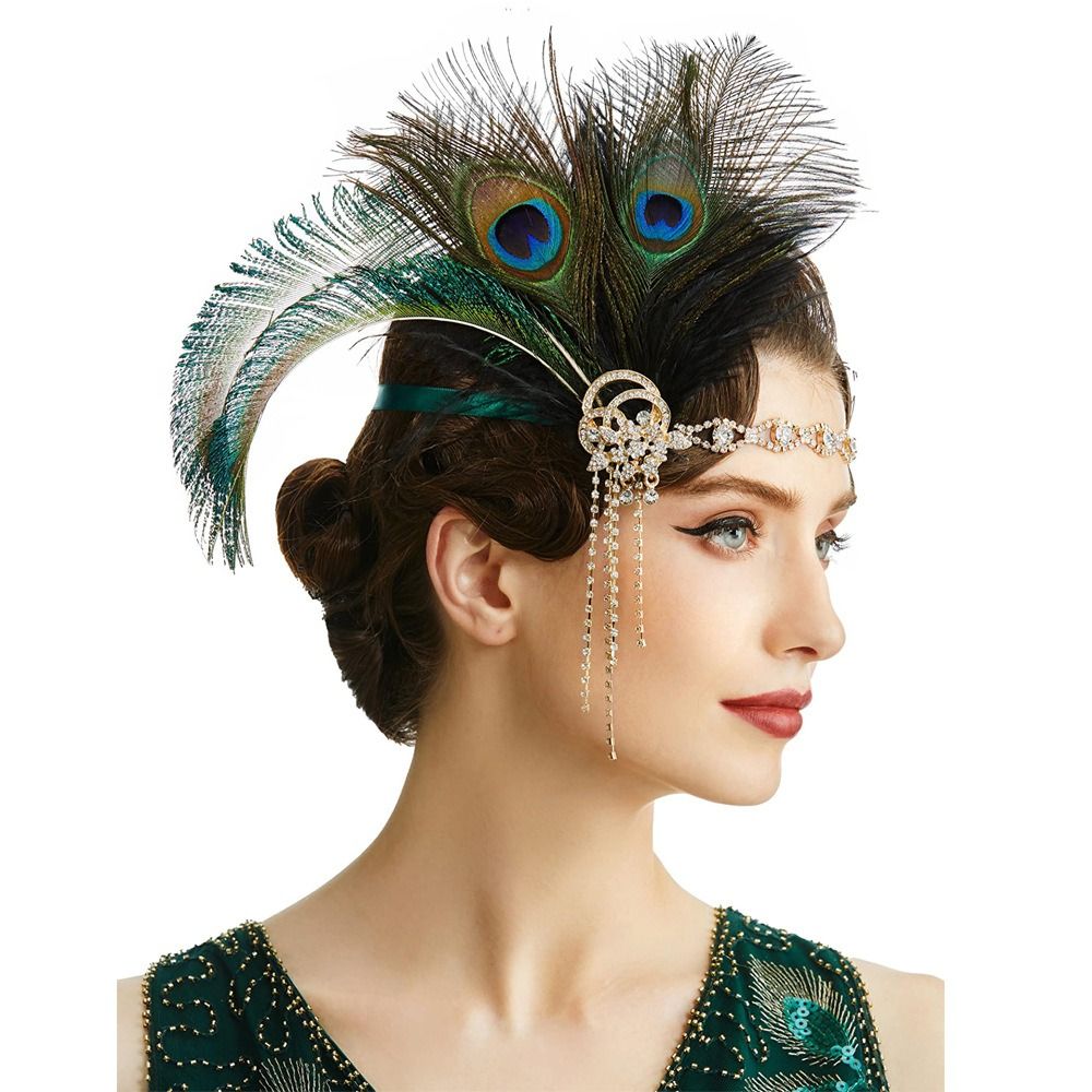 Retro Vintage Feather Headband - Women'S Accessories In The 1920S recensione e prezzo