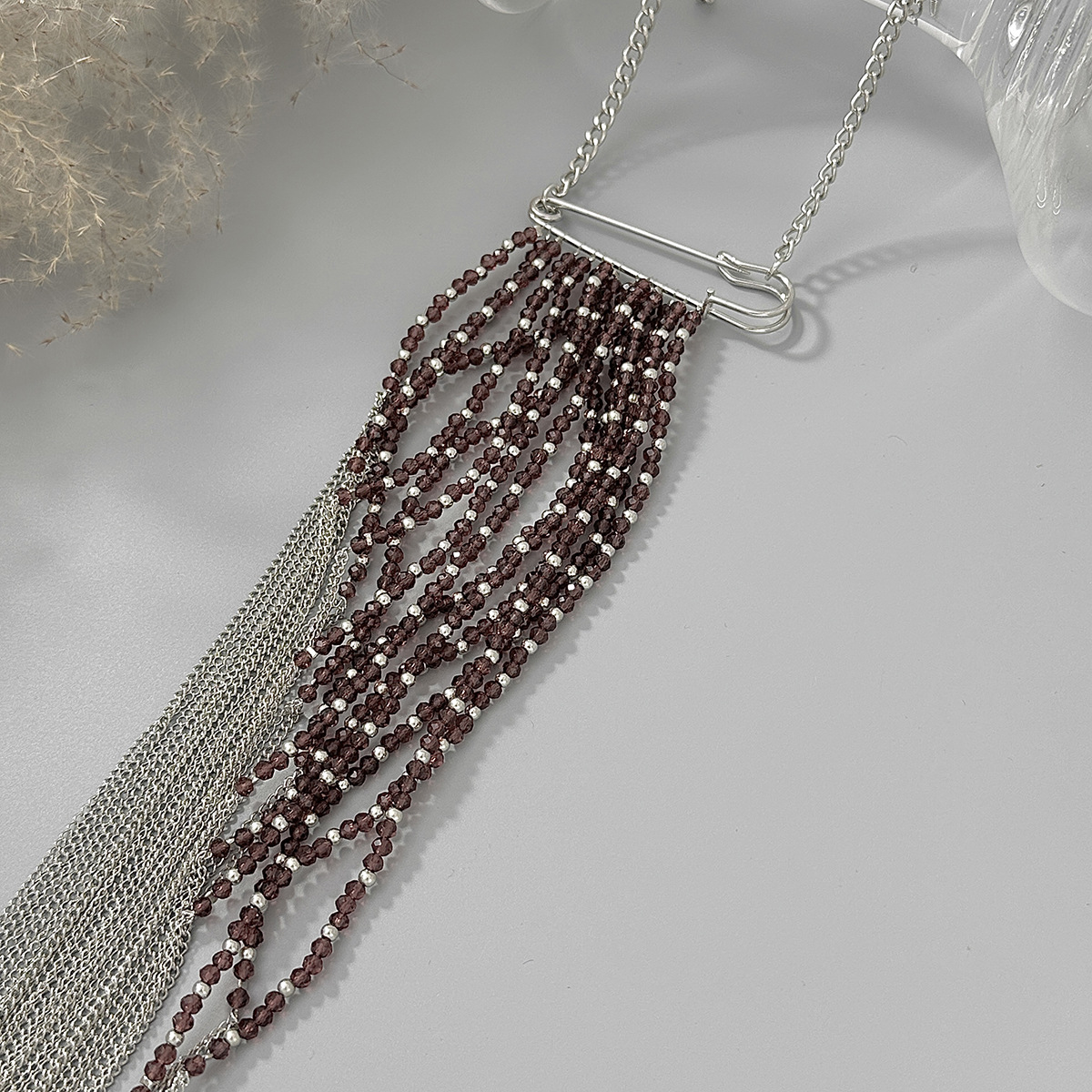 Silver Color Tassel Chain Broo - Women'S Accessories Jewelry recensione e prezzo