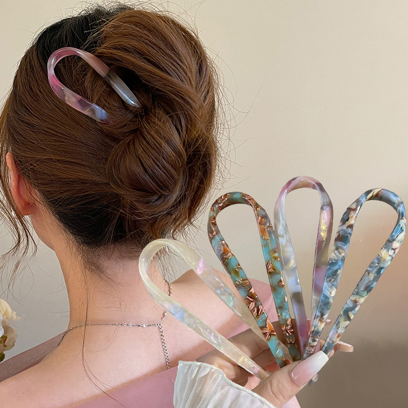 U-Shaped Hair Sticks Acetate A - Women'S Formal Accessories recensione e prezzo