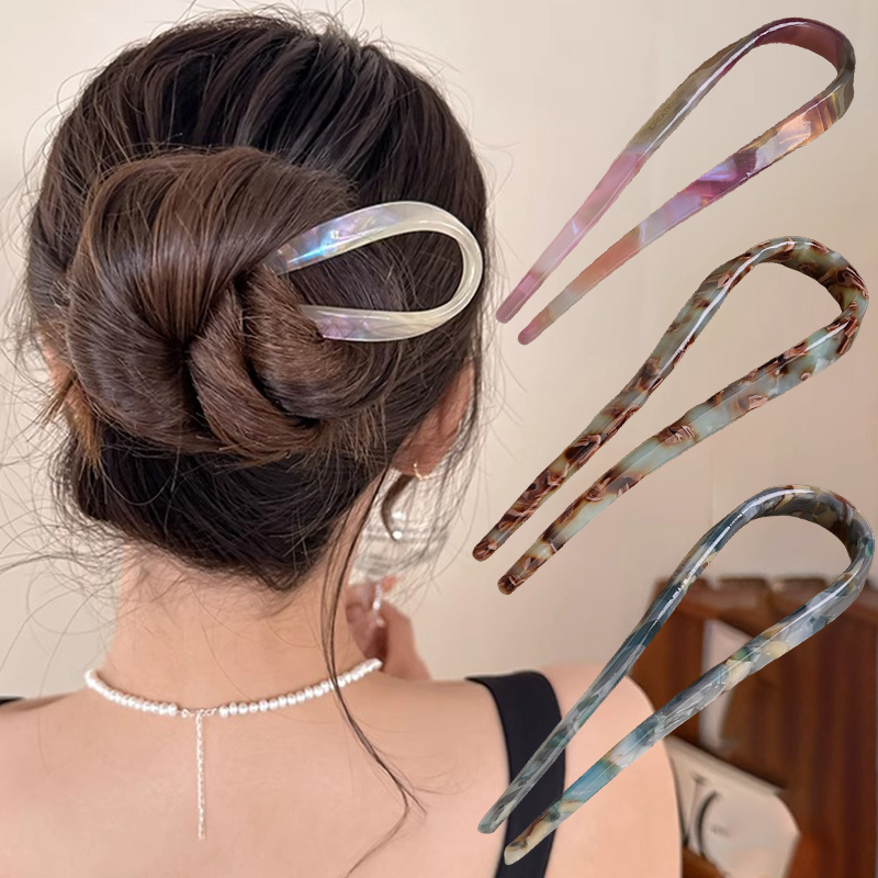 U-Shaped Hair Sticks Acetate A - Women'S Formal Accessories recensione e prezzo