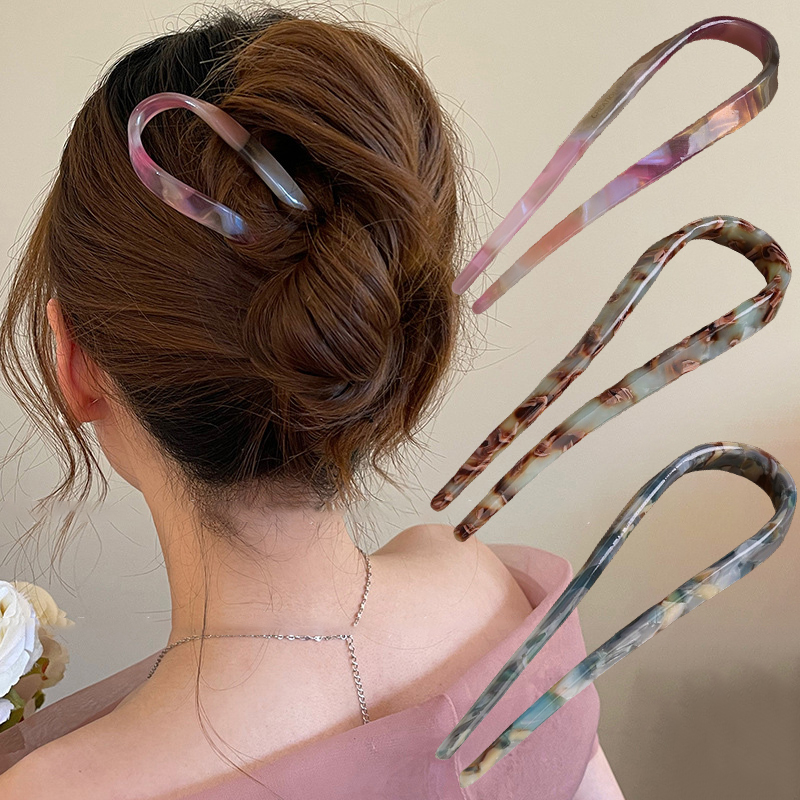U-Shaped Hair Sticks Acetate A - Women'S Formal Accessories recensione e prezzo
