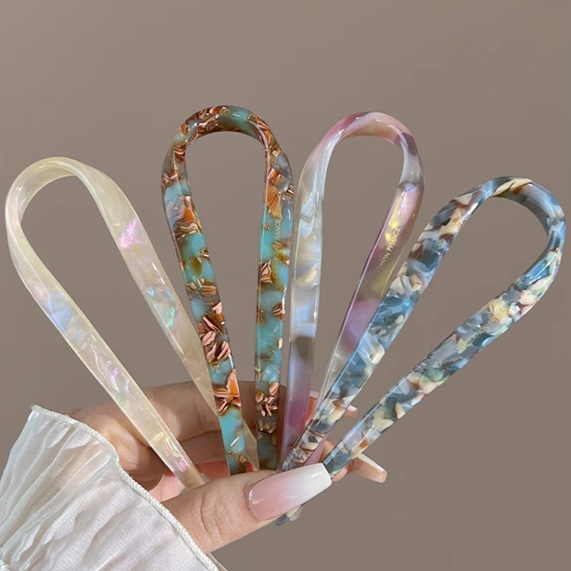 U-Shaped Hair Sticks Acetate A - Women'S Formal Accessories recensione e prezzo