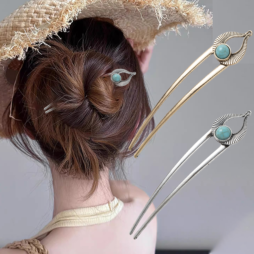 Egypt Turquoise U Shape Hair F - Women'S Formal Accessories recensione e prezzo