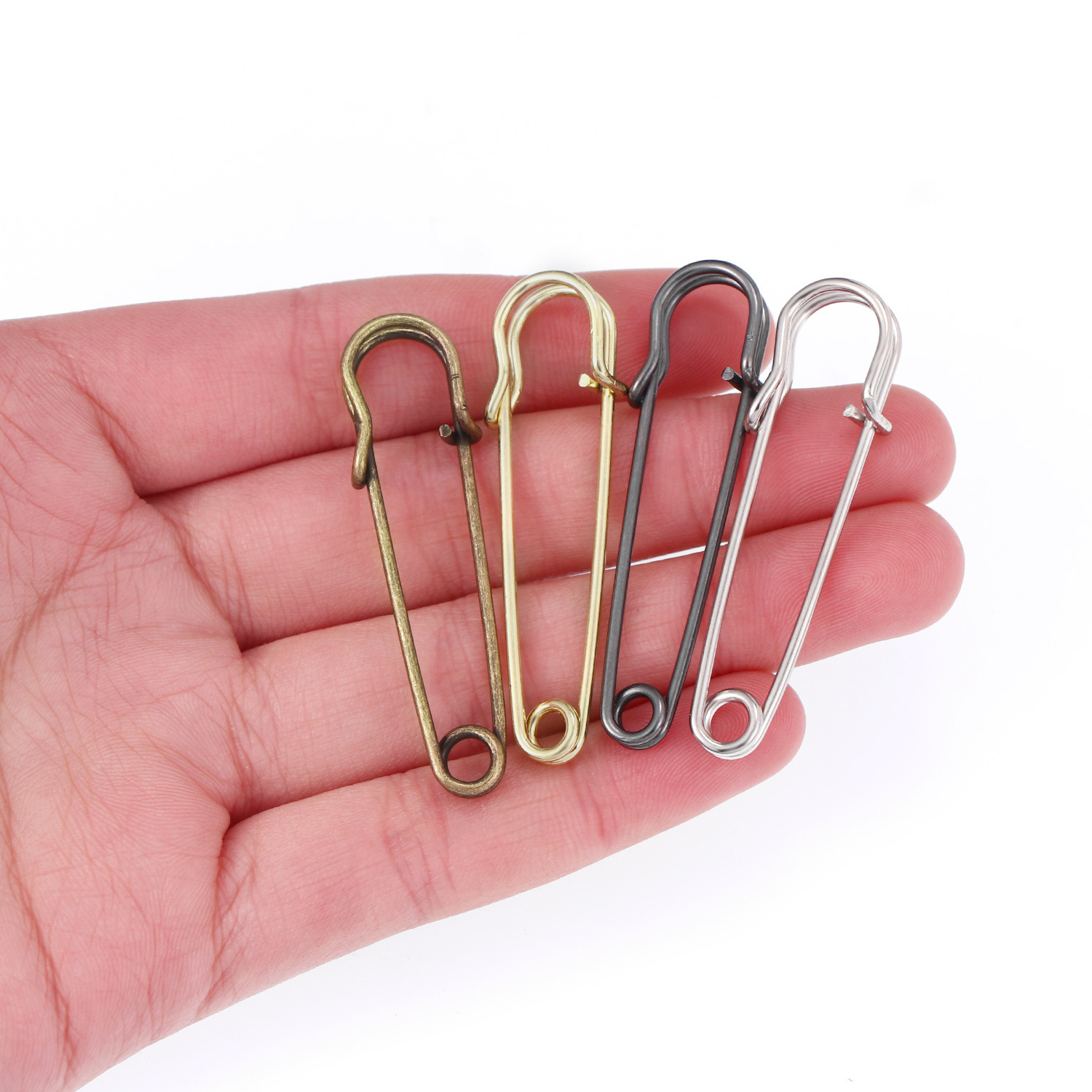 20Pcs 50mm Metal Safety Pins S - Brooch Pin Gold recensione e prezzo