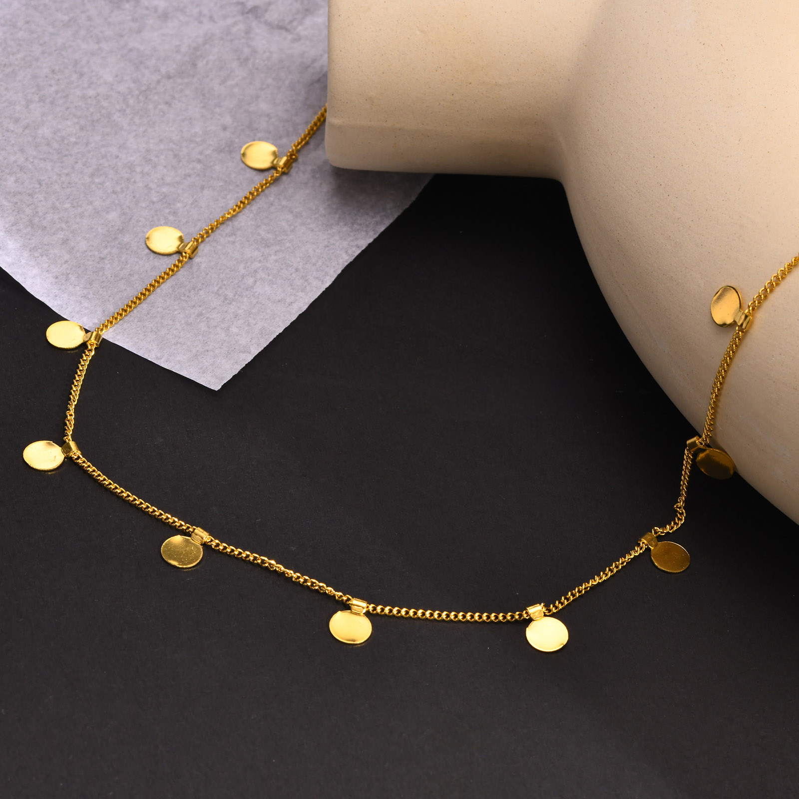 Delicate Small Multiple Coins  - Coin Necklace Delicate recensione e prezzo