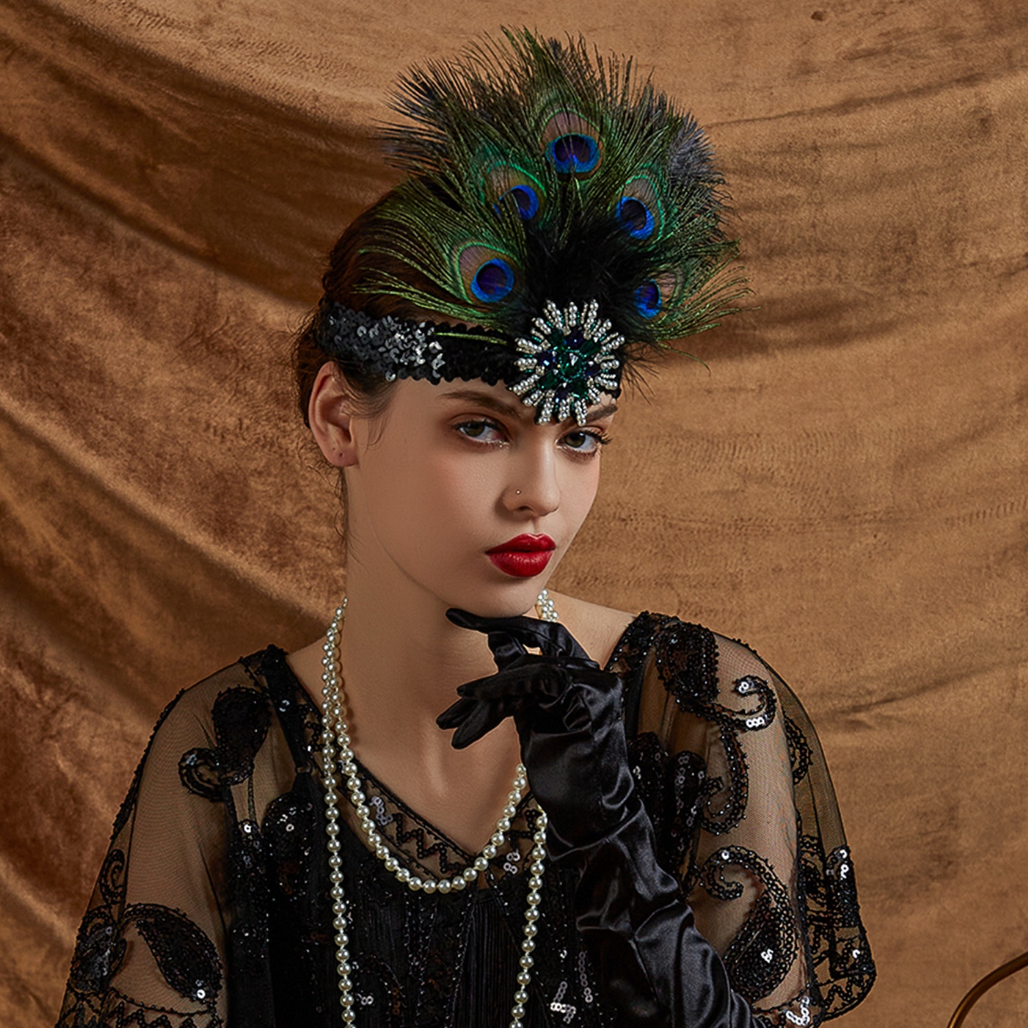 Carnival Peacock Feather Headb - Women'S Accessories In The 1920S recensione e prezzo