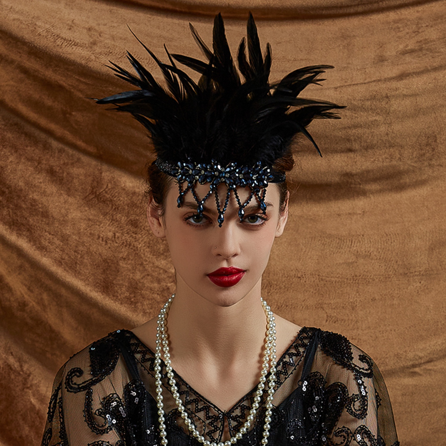 Carnival Peacock Feather Headb - Women'S Accessories In The 1920S recensione e prezzo
