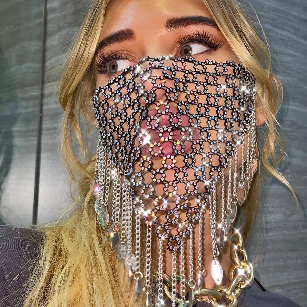 Women New Tassel Veil Masks He - Women'S Accessories Jewelry recensione e prezzo