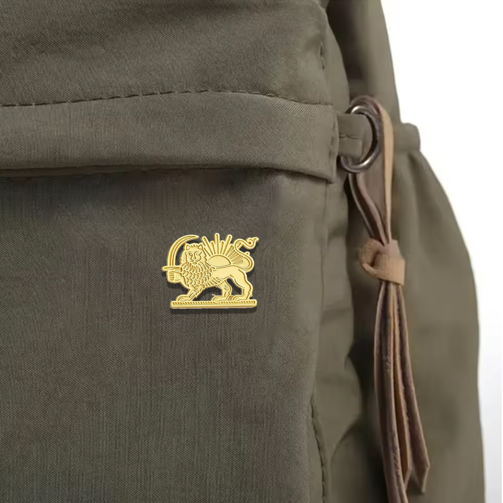 HIPEE Iran Lion Sun Pin Brooch - Brooch Pin Gold recensione e prezzo