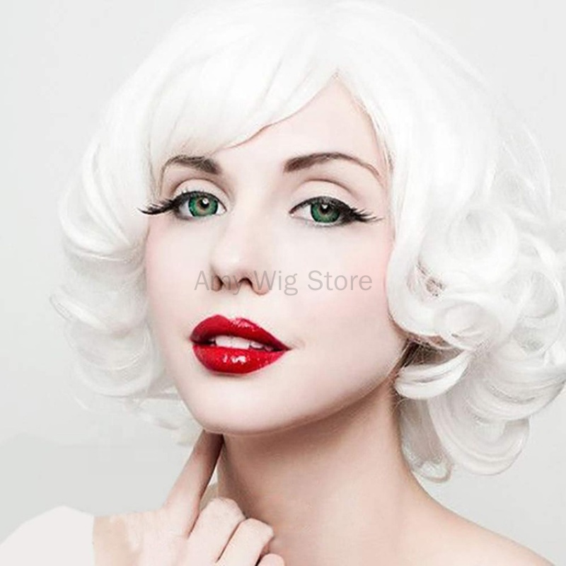 1920s Retro Short White Wig Wa - Women'S Accessories In The 1920S recensione e prezzo