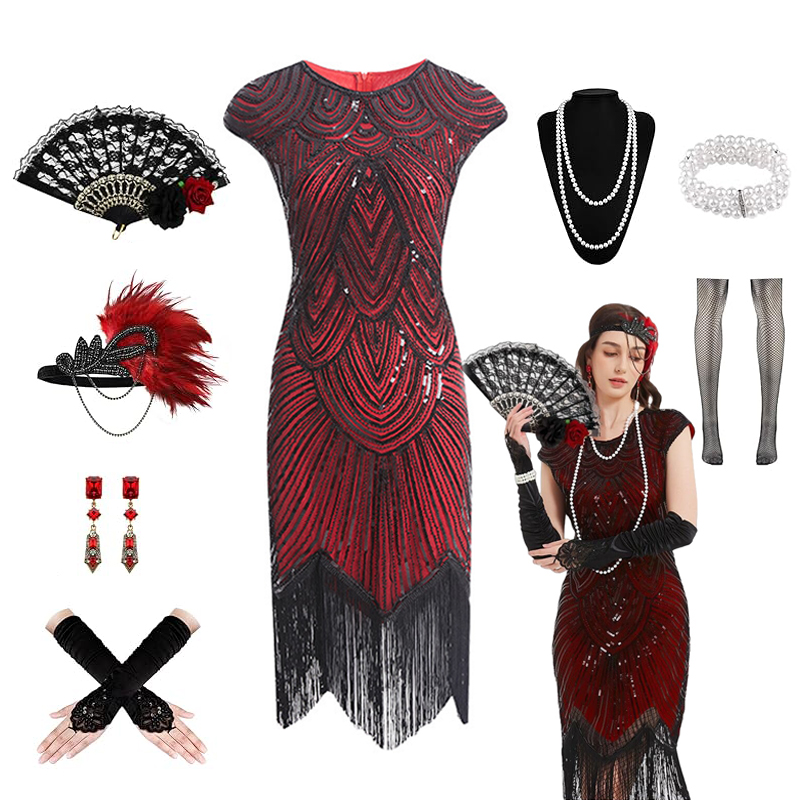 1920s Dresses for Women Flappe - Women'S Accessories In The 1920S recensione e prezzo