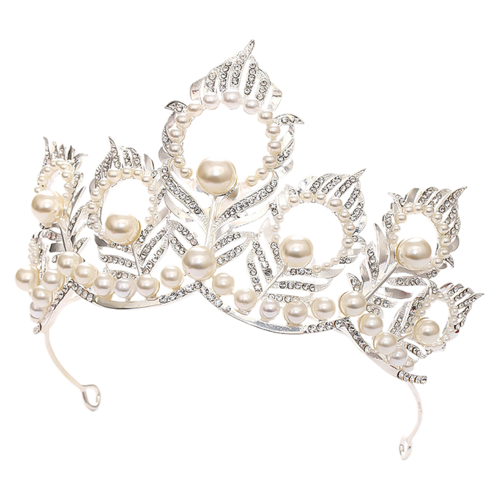 Pearl Crown Headpiece With Pea - Women'S Hair Accessories Wedding recensione e prezzo