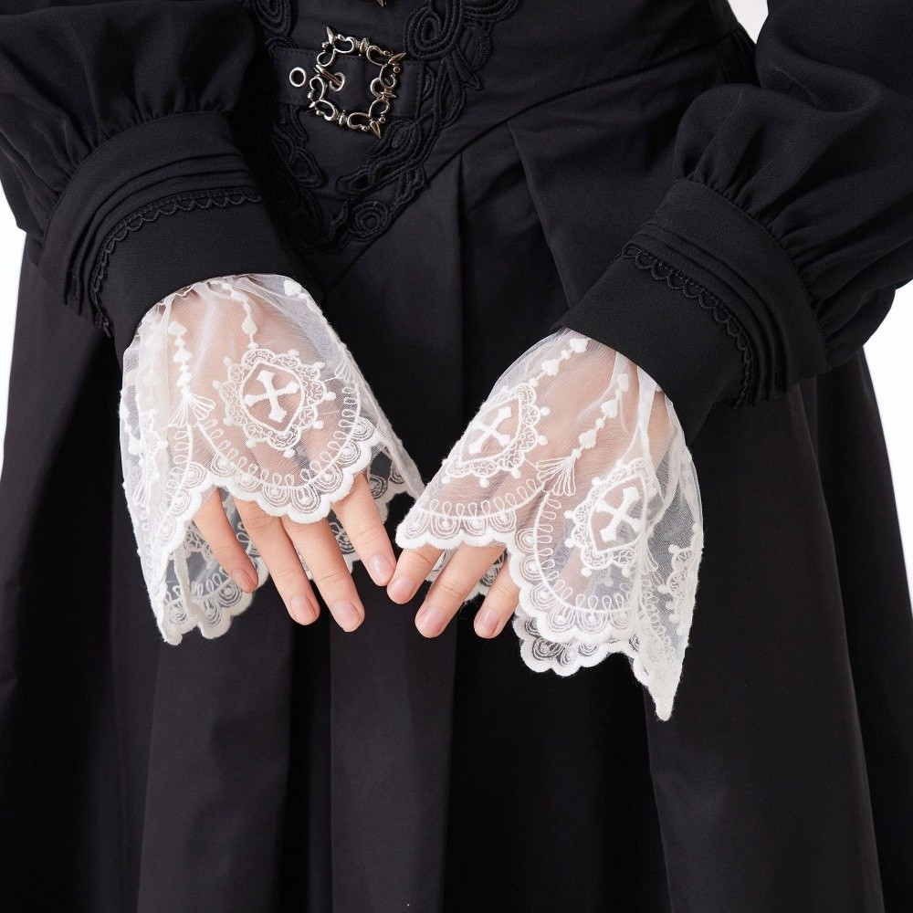 Victorian Style Lace Jabot Col - Women'S Victorian Accessories recensione e prezzo