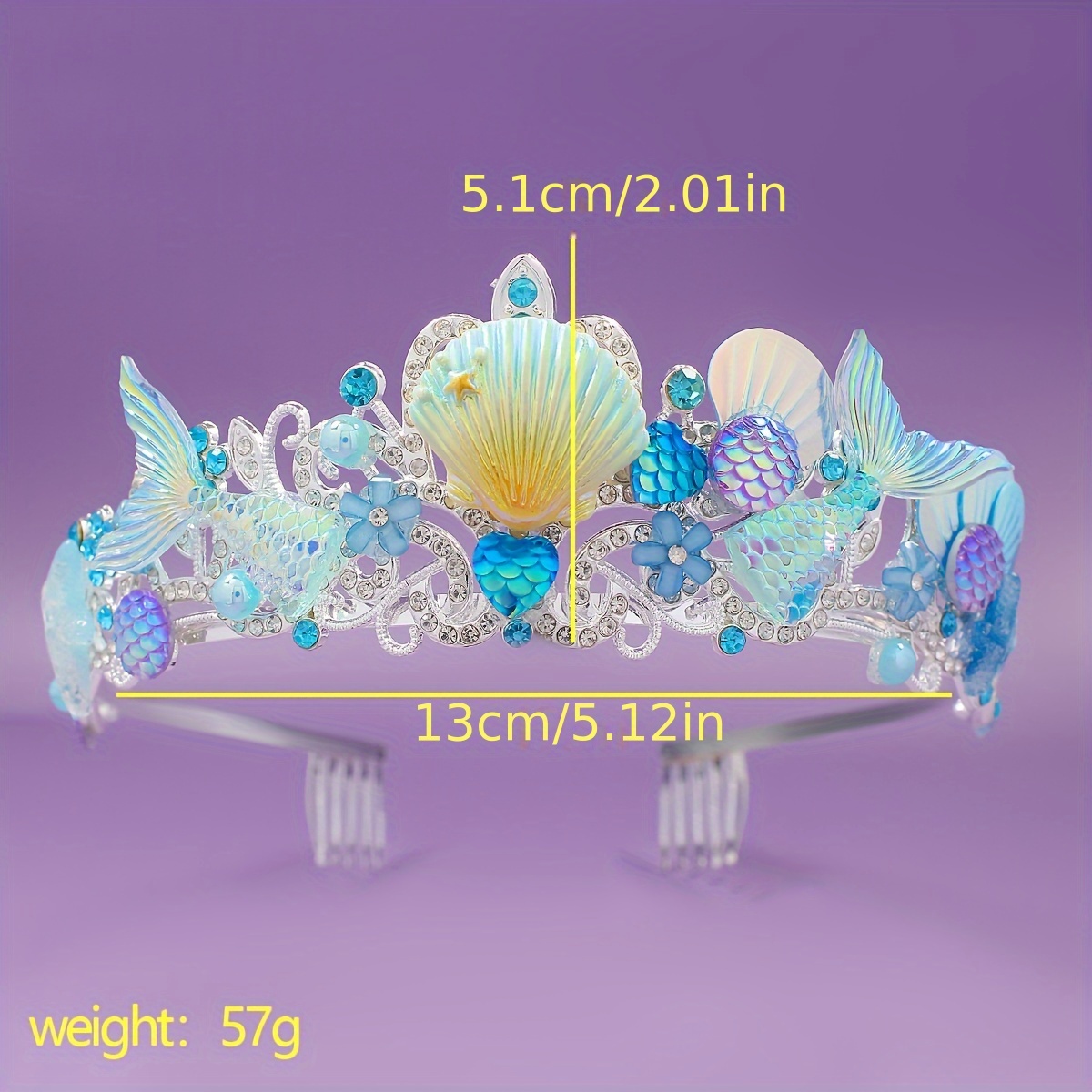 2025 New Mermaid Hair Comb Cro - Women'S Accessories Jewelry recensione e prezzo