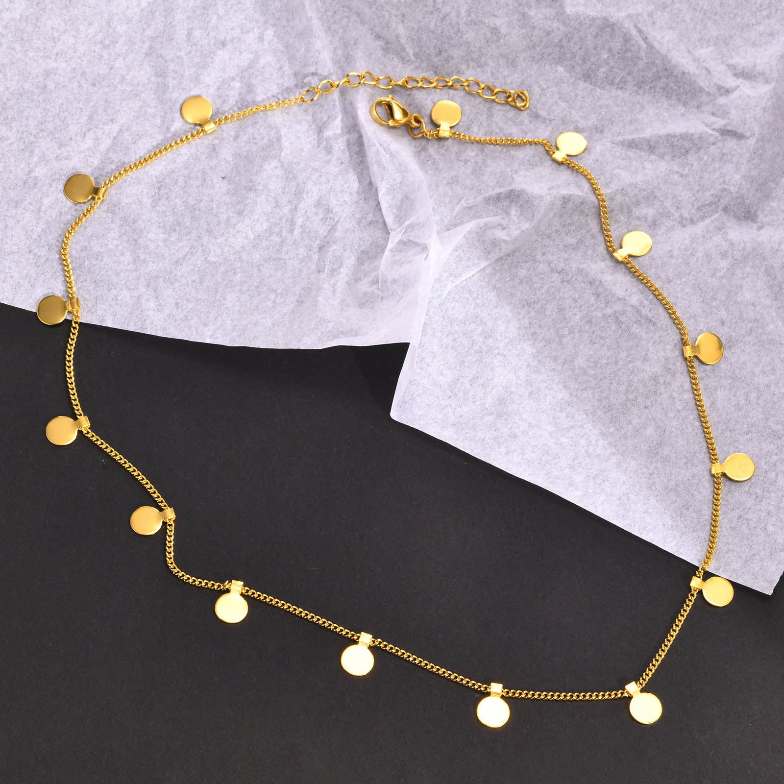 Delicate Small Multiple Coins  - Coin Necklace Delicate recensione e prezzo