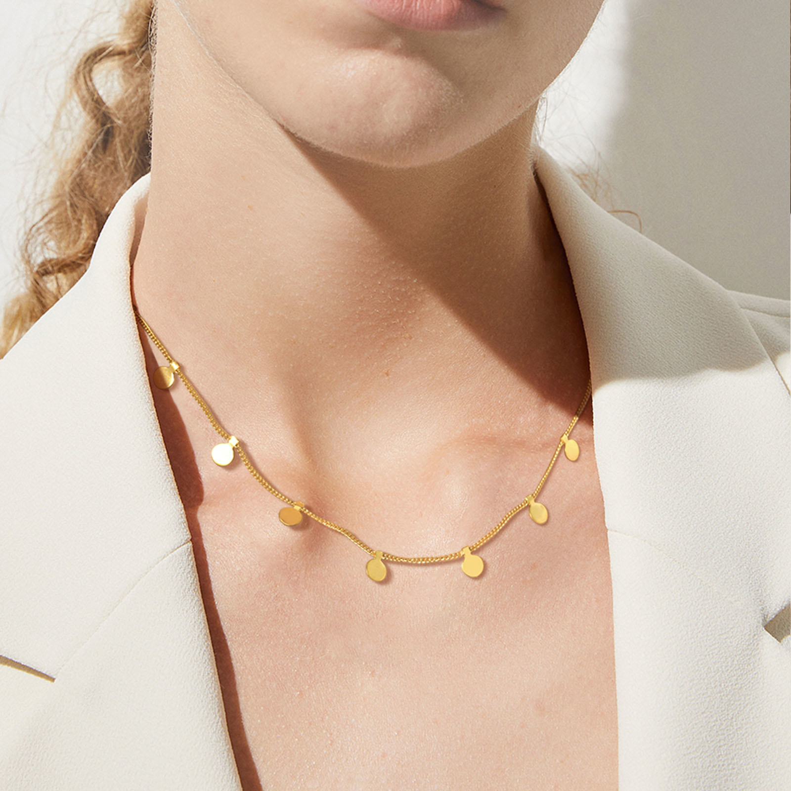 Delicate Small Multiple Coins  - Coin Necklace Delicate recensione e prezzo